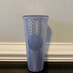 Starbucks crystal studded iridescent tumbler